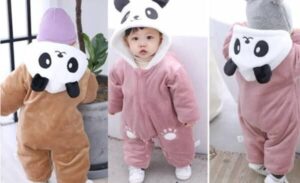 Rs 149 bear design long sleeve baby Jumpsuit thespark shop